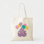 Tote Bag Octopus d'anniversaire (Devant)