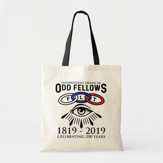Tote Bag Odd Fellows Links and Eye 200th Anniversary (Devant)
