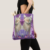 Tote Bag Odd yeux Siamese Twin Kittens (De près)
