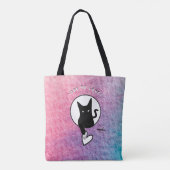 Tote Bag Ode to Love Chat Fourre-tout par Adiela Akoo (Dos)