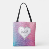 Tote Bag Ode to Love Fourre-tout par la poète Adiela Akoo (Dos)