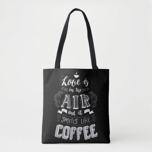 Tote Bag Odeurs De Café (Devant)
