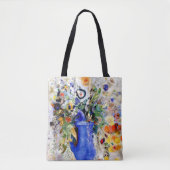 Tote Bag Odilon Redon - Grand Bouquet dans Pastel Blue Vase (Devant)