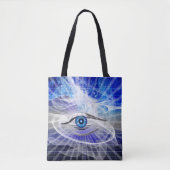 Tote Bag Oeil cosmique mystique (Devant)