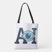 Tote Bag Œil de l'IA (Dos)