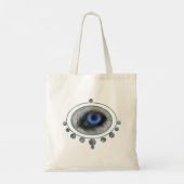 Tote Bag Oeil de loup arctique encadré (Dos)