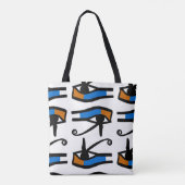 Tote Bag Oeil moderne Horus de hiéroglyphes du voyage | de (Dos)