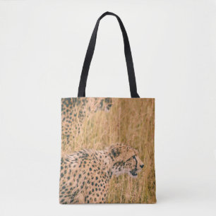 TOTE BAG OEIL SUR LA CIBLE - PHOTO D'ANIMAUX DE LEOPARD