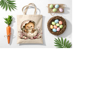 Tote Bag Œuf de lapin de Pâques