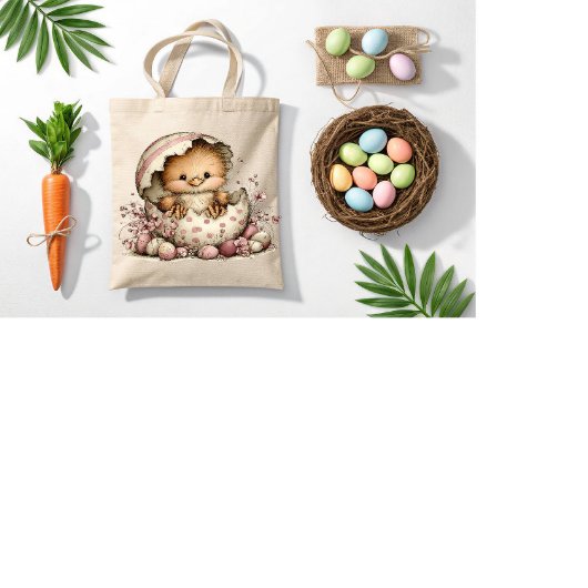 Tote Bag Œuf de lapin de Pâques