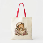 Tote Bag Œuf de lapin de Pâques (Devant)