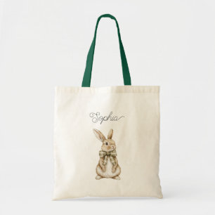 Tote Bag Oeuf de Lapin Fleur de Pâquerette