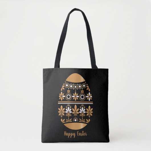 Tote Bag Œuf de Pâques en or (Devant)