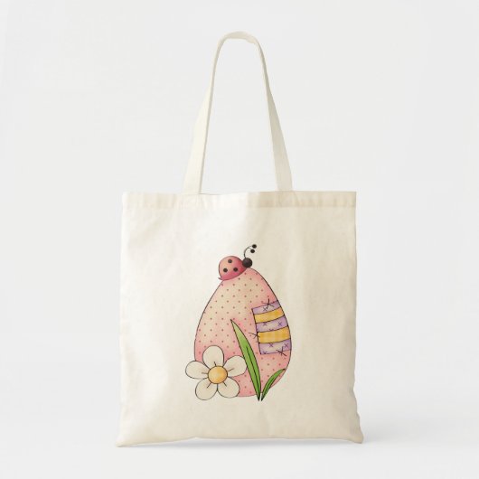 Tote Bag OEuf de Pâques Lady Bug (Devant)