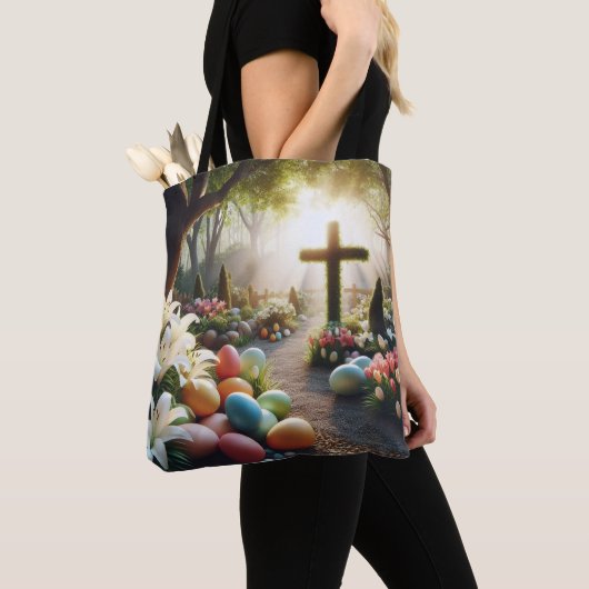 Tote Bag OEuf de Pâques/Lilly (De près)