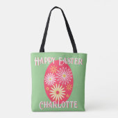 Tote Bag OEuf de Pâques moderne (Dos)