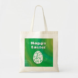 Tote Bag Oeuf de Pâques moderne Art du papier rétro
