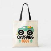 Tote Bag OEufs de broyage Cool Moderne Pâques Nom du camion (Dos)