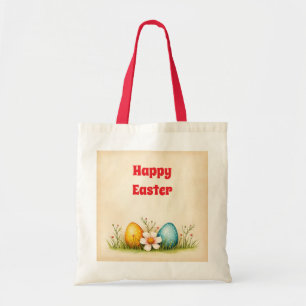 Tote Bag Oeufs de Pâques Collection populaire Vintage