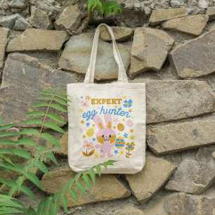 Tote Bag Oeufs De Pâques Et Lapin