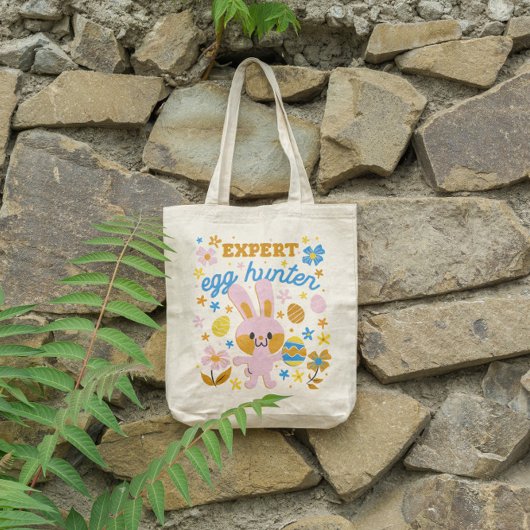 Tote Bag Oeufs De Pâques Et Lapin