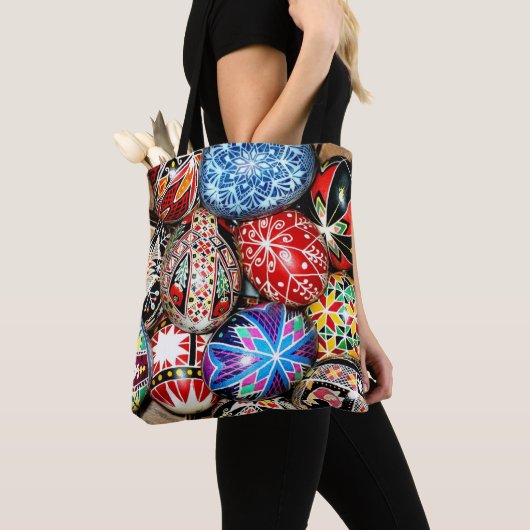 Tote Bag OEufs de Pâques ukrainiens, (De près)