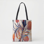 Tote Bag Oeuvre Abstraite moderne Boho (Devant)