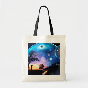 Tote Bag Œuvre d'art sur l'exploration spatiale : vaisseau