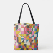 Tote Bag OEuvre de composition Bauhaus réalisée avec la plu (Dos)