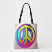 Tote Bag Oeuvre de paix dynamique (Devant)