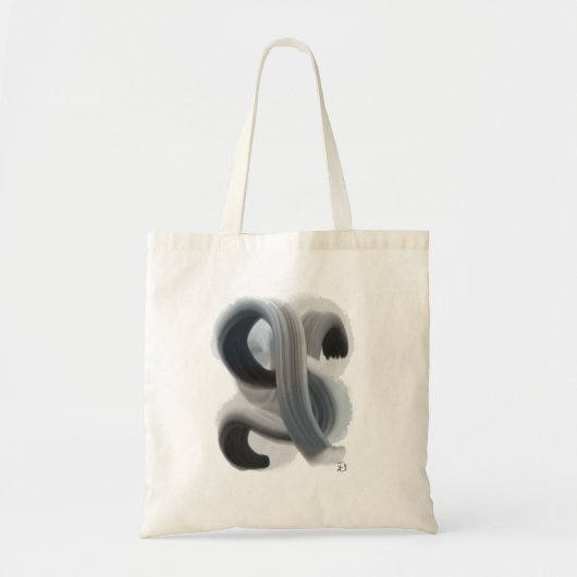 Tote Bag Oeuvre minimaliste Abstraite (Devant)