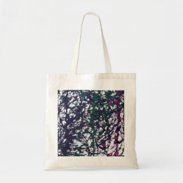 Tote Bag Œuvres d'art en marbre violet, vert, rose