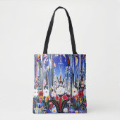 Tote Bag Oeuvres d'art Joseph Stella - Fleurs, Italie (Devant)