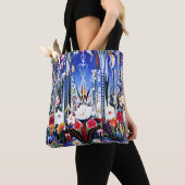 Tote Bag Oeuvres d'art Joseph Stella - Fleurs, Italie (De près)