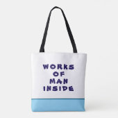 Tote Bag OEuvres D'Homme À L'Intérieur De Fourre-tout (Dos)