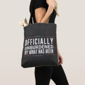 Tote Bag Officiellement déchargé par ce qui a été Trump (De près)