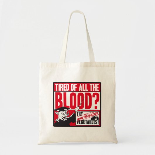 TOTE BAG OFSP "VEGETARIAN" (Devant)