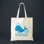 Tote Bag Oh baleine<br><div class="desc">" Oh sac fourre-tout à calembour de baleine de baleine"</div>