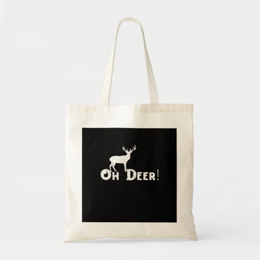 Tote Bag Oh Cerf Style Graphique Propre (Devant)