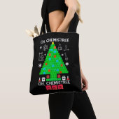 Tote Bag Oh Chemistree Chemist Tree Funny Science Noël (De près)