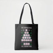 Tote Bag oh chimiste Chimiste Science Noël (Devant)