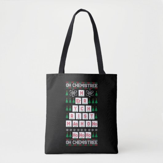 Tote Bag oh chimiste Chimiste Science Noël (Devant)