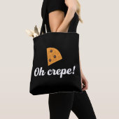 Tote Bag Oh Crepe Funny French Food Puns (De près)
