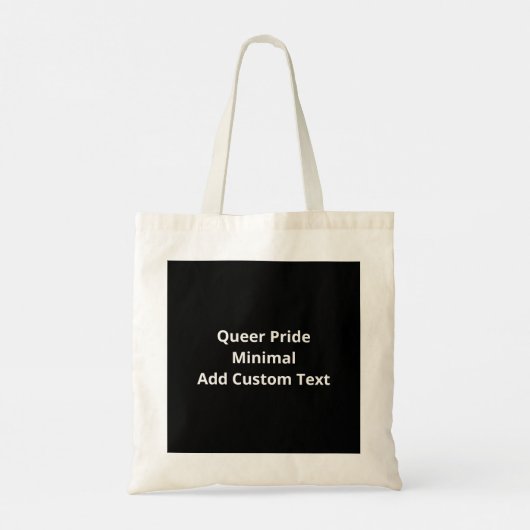 Tote Bag Oh Deer Queer Pride Minimal Artistic StyleTote Bag (Dos)