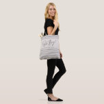 Tote Bag Oh garçon Baby shower crème géométrique élégant<br><div class="desc">Oh garçon Baby shower script géométrique moderne crème neutre élégant cadeau design de fête. Contemporain conception géométrique minimale.</div>