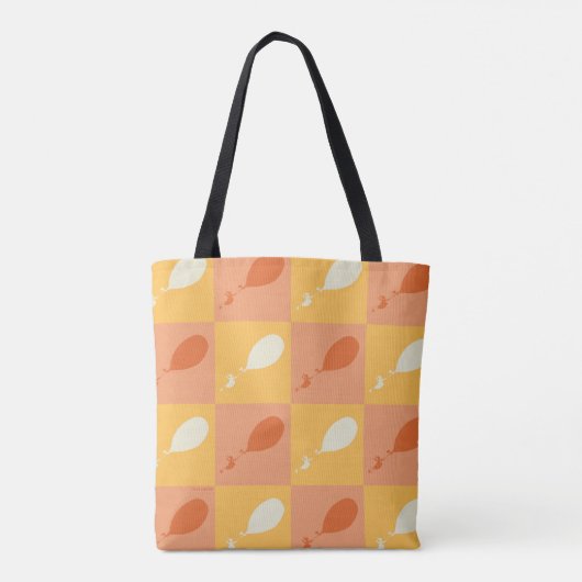 Tote Bag Oh, les endroits où tu iras | Motif orange (Dos)