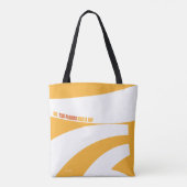 Tote Bag Oh, Les Endroits Où Tu Vas Aller ! Orange Swirls (Dos)