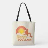 Tote Bag Oh, Les Endroits Où Tu Vas Aller ! Typographie du (Dos)