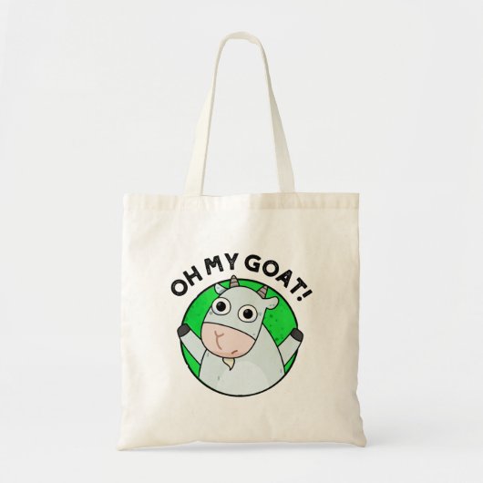 Tote Bag Oh Mon Chèvre Drôle Animal Pun (Devant)