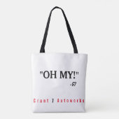 Tote Bag "Oh mon ! "Fourre-tout (Dos)